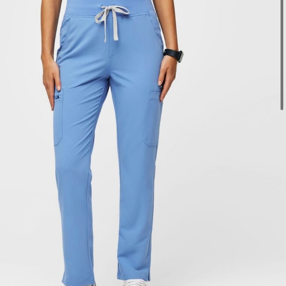 Figs High Wasted Yola Skinny Scrub Pants